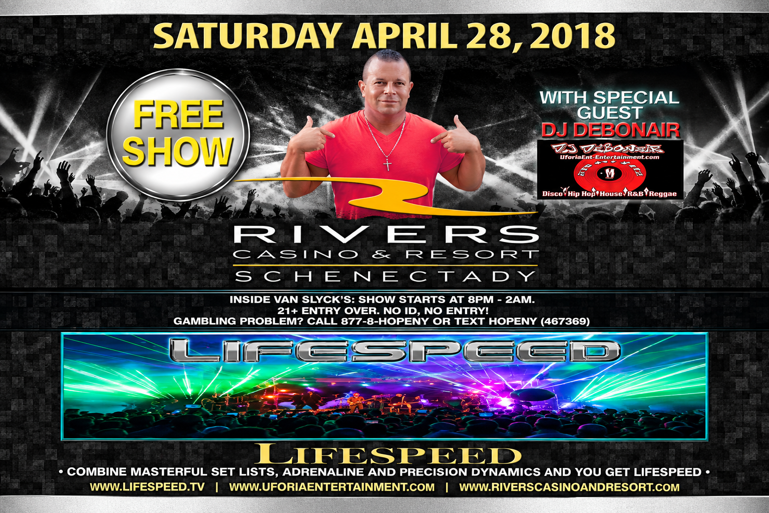 DJ Debonair & Lifespeed — April 28, 2018 | Uforia Entertainment & DJ Debonair